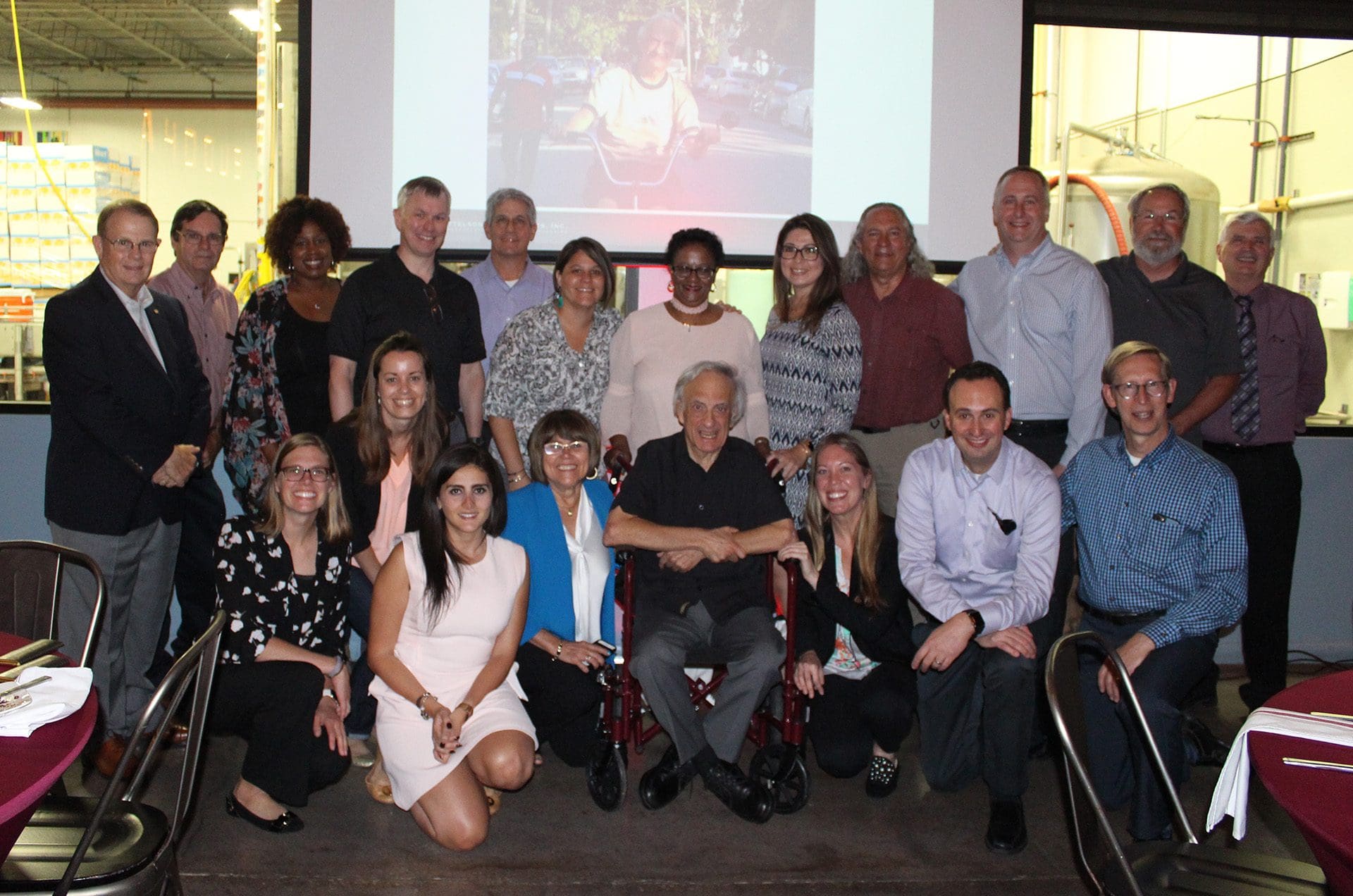 John Zegeer's retirement party from Kittelson in 2018.