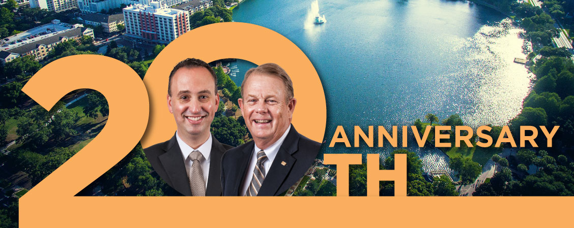 Jack Freeman and Karl Passetti are celebrating 20 years with Kittelson Orlando.