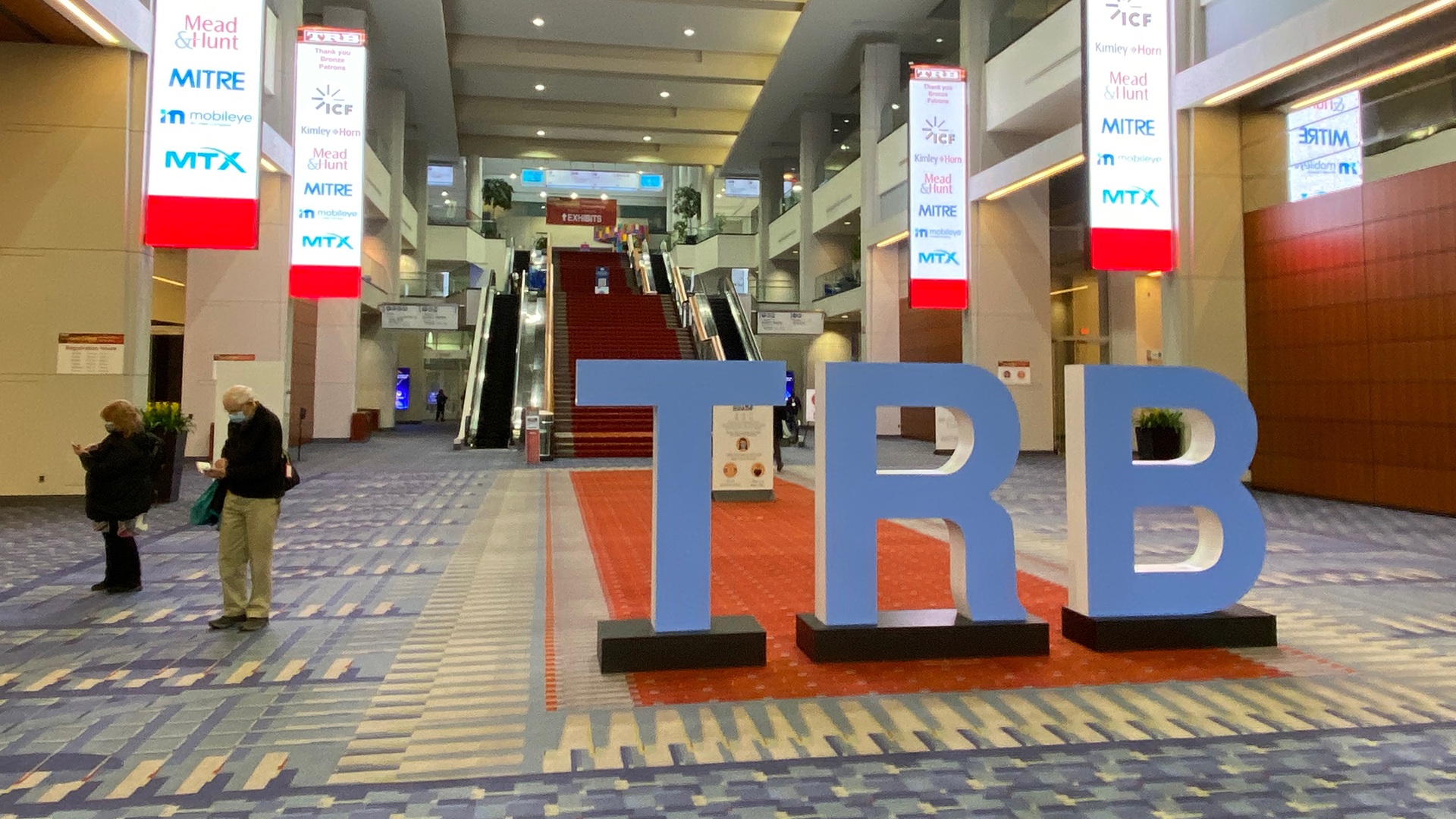 TRB 2022 Sign in Walter E. Washington Convention Center