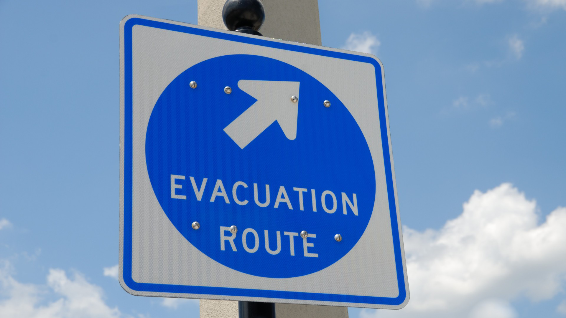 Evacuation Route Sign