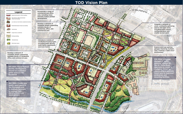 Sketch of the S-Line TOD Vision Plan