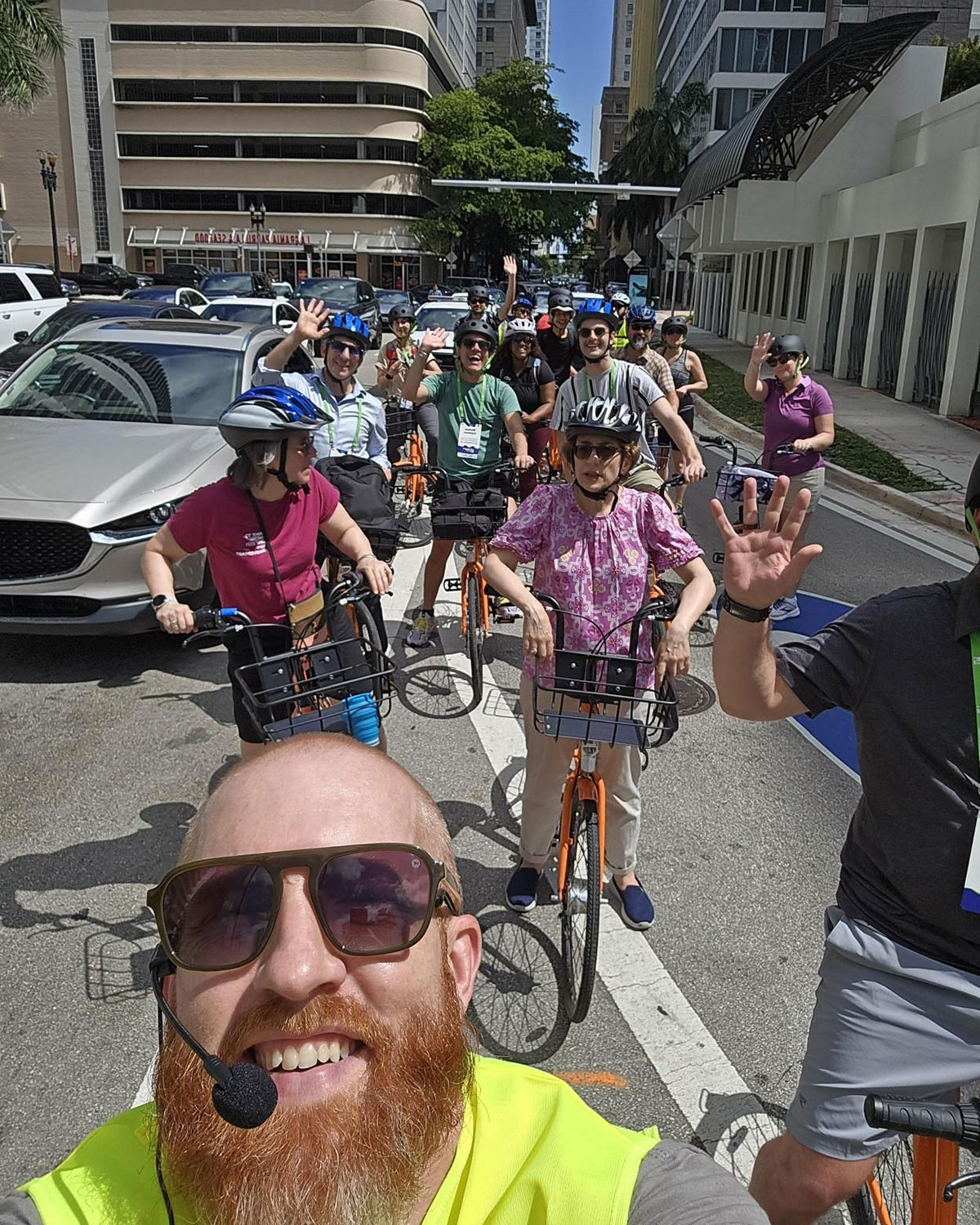 Bike tour at NACTO 2024 Designing Cities Conference